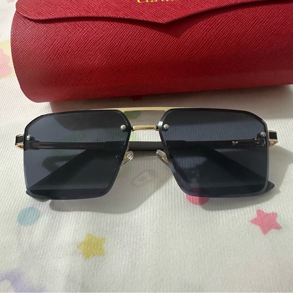 Cartier (Cartier) Frame With Logo Sunglasses - Picture 6 of 6